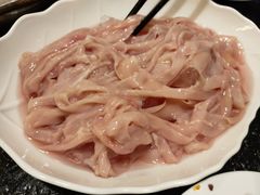 生抠鸭肠-仁虎老火锅(黄泥磅店)