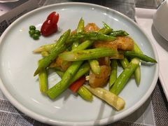 芦笋炒虾仁-五味堂·江浙土菜(月河特色店)