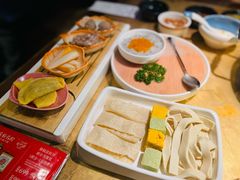 时蔬三色冻豆腐-左庭右院鲜牛肉火锅(新梅广场店)