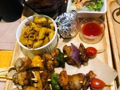 烤鸡腿排拼盘-遇见西木美式餐厅(体育路店)