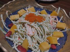 蟹籽芒果沙拉-鸟鹏烧鸟居酒屋(熙龙湾店)