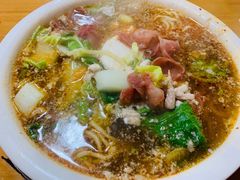 香肠肉丝腰花鸡蛋面-祁家面馆(大香炉店)