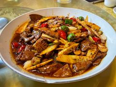 肝腰合炒-柏合黄记豆腐皮饭店
