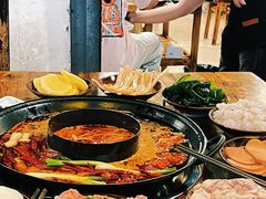 冷锅鲜鸭血-乡当俏老火锅
