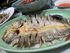 -海派美食·家宴海鲜青岛菜·石锅鲽鱼头(东方城店)