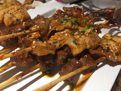 烤鱿鱼-庞家烧烤客栈(炮台山店)