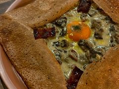 奶油培根鸡蛋荞麦可丽饼-salée