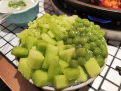 青团蜜瓜冰麻薯-董眼镜火锅(洪崖洞总店)