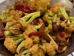 干锅有机菜花-三义和酒楼(广渠门店)