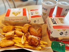 香辣鸡腿堡-肯德基(堤口店)