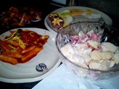 水果沙拉，炒年糕-韩林炭烤自助烤肉火锅(恒峰步行街店)