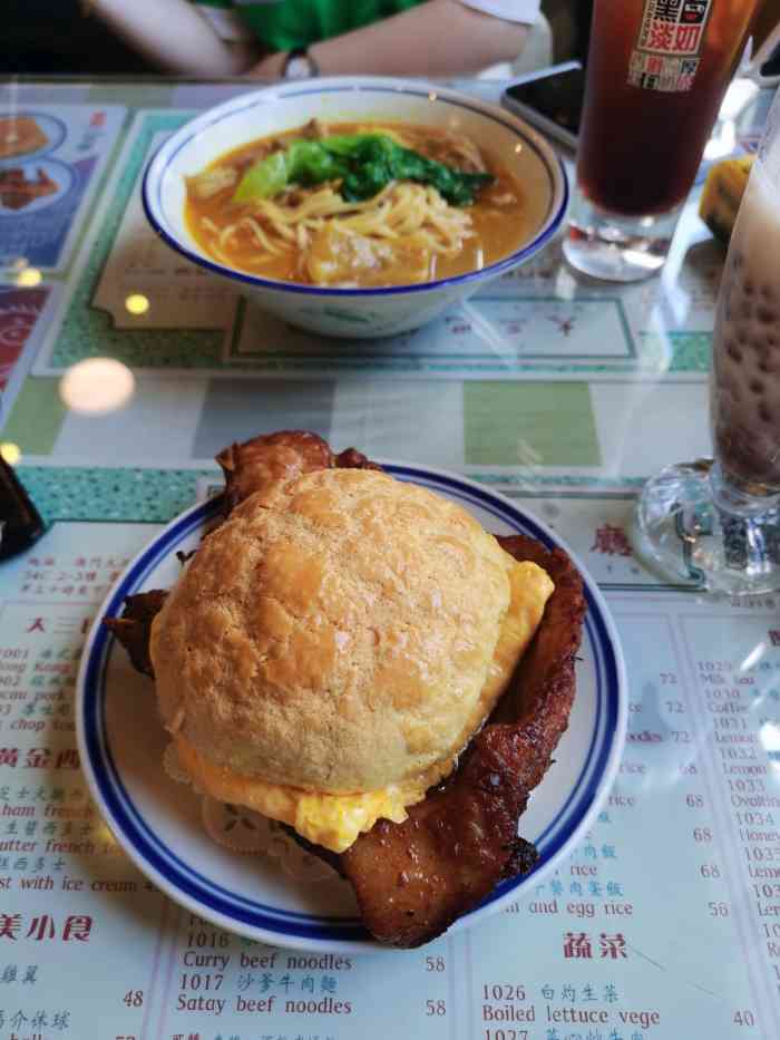 大三巴茶餐厅-"美食推荐|意外发现的好好味猪扒包 地址.