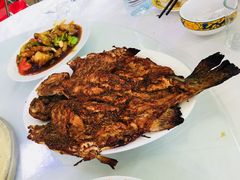 烤虹鳟鱼-何适山庄 ·可团建(水长城P2停车场店)