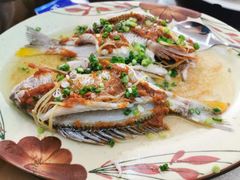 咸泥虾蒸鲚鱼-腰记饭店(龙源路店)