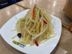 凉拌土豆丝-西部马华清真兰州牛肉面·烧烤夜市(上地店)