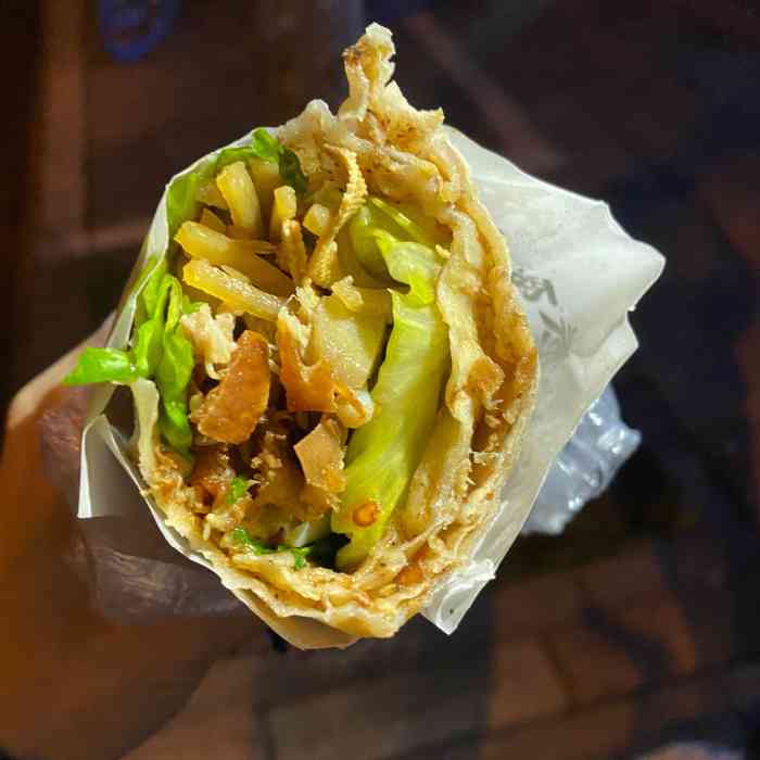 翟记老妈妈卷饼-"本来到浙大附近,没想着要吃这个卷饼的,但.