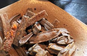 Black Garlic Cheese Crisp