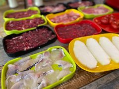 生鱼片-彩鹿·潮汕·鲜牛肉·自助火锅(伊电园店)