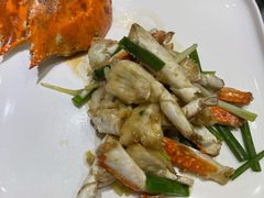 葱姜炒蟹-品味居·首店·大连鲜活海鲜大连菜(东港店)