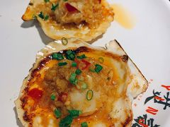 蒜蓉烤扇贝-烎记烧烤(蓝天花园店)