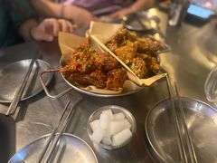 炸鸡翅一半一半-富乐满韩国正宗炸鸡韩国料理(虹泉路店)