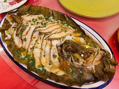 荷叶蒸鳜鱼-呼吸森林·生态农庄农家乐私房菜