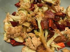 培根虾米煸菜花-港丽餐厅(高德置地店)