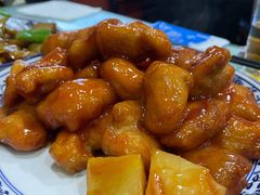 菠萝咕咾肉-北大地皖峰饭馆