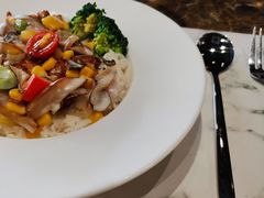 白汁野菌烩鸡皇饭-tato