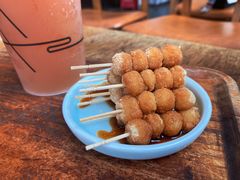 手摇黑糖黄豆糯米小丸子-去茶山(新光里店)
