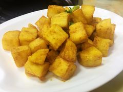 咸蛋黄炒茄子-李师傅脆肚(梅林店)