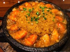 石板蒜蓉虾-小菜园新徽菜(芜湖镜湖苏宁店)