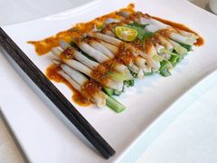 秋葵拌沙虫-黑明餐厅(白鹭洲店)