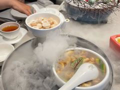 辣酒汁花螺配夏威夷果-木守西溪溪隐餐厅