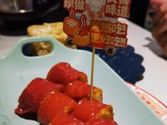 升级版墨鱼鲜虾红米肠-喜势点·糖沙翁手工茶点·本地人茶居(永庆坊店)