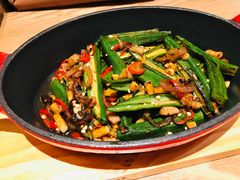 小炒秋葵-小大董·烤鸭(凤凰汇店)