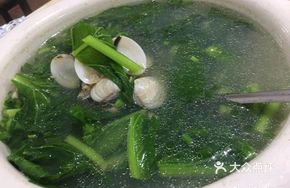 Water Snail and Mustard Greens Soup