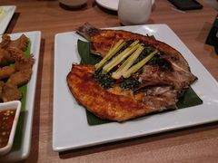 香茅草烤罗非鱼-纳禾春.云南.版纳特色菜.傣味手抓饭(南亚店)