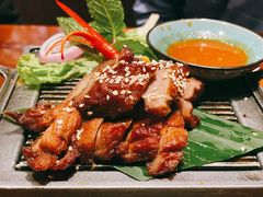 烤猪颈肉-荷花泰菜(东方新天地店)