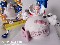 -卡比儿童蛋糕·心意定制·低脂零卡糖动物奶油FancyBALLOON(滨海店)