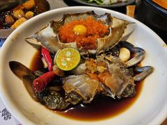 -草家酱蟹炭火烤肉店(珲春南路一店)