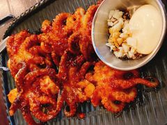 烤辣味八爪鱼-青春韩国料理(汽博店)