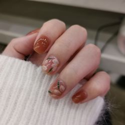 -手牵手美甲