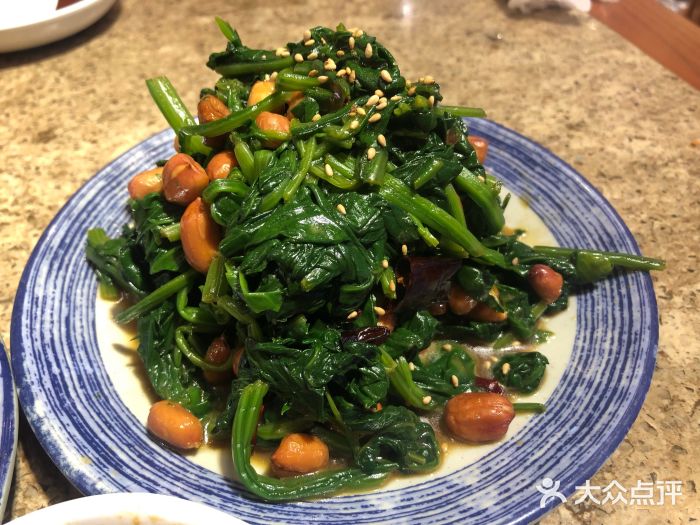 金谷园饺子馆(北邮总店)凉菜果仁菠菜图片