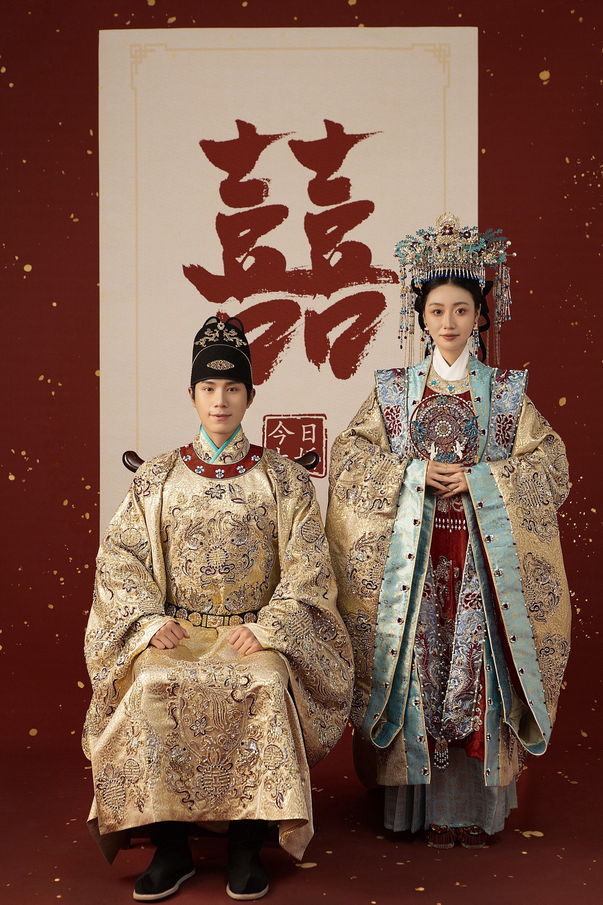 国人的明制汉服婚纱照经典传承太爱了!
