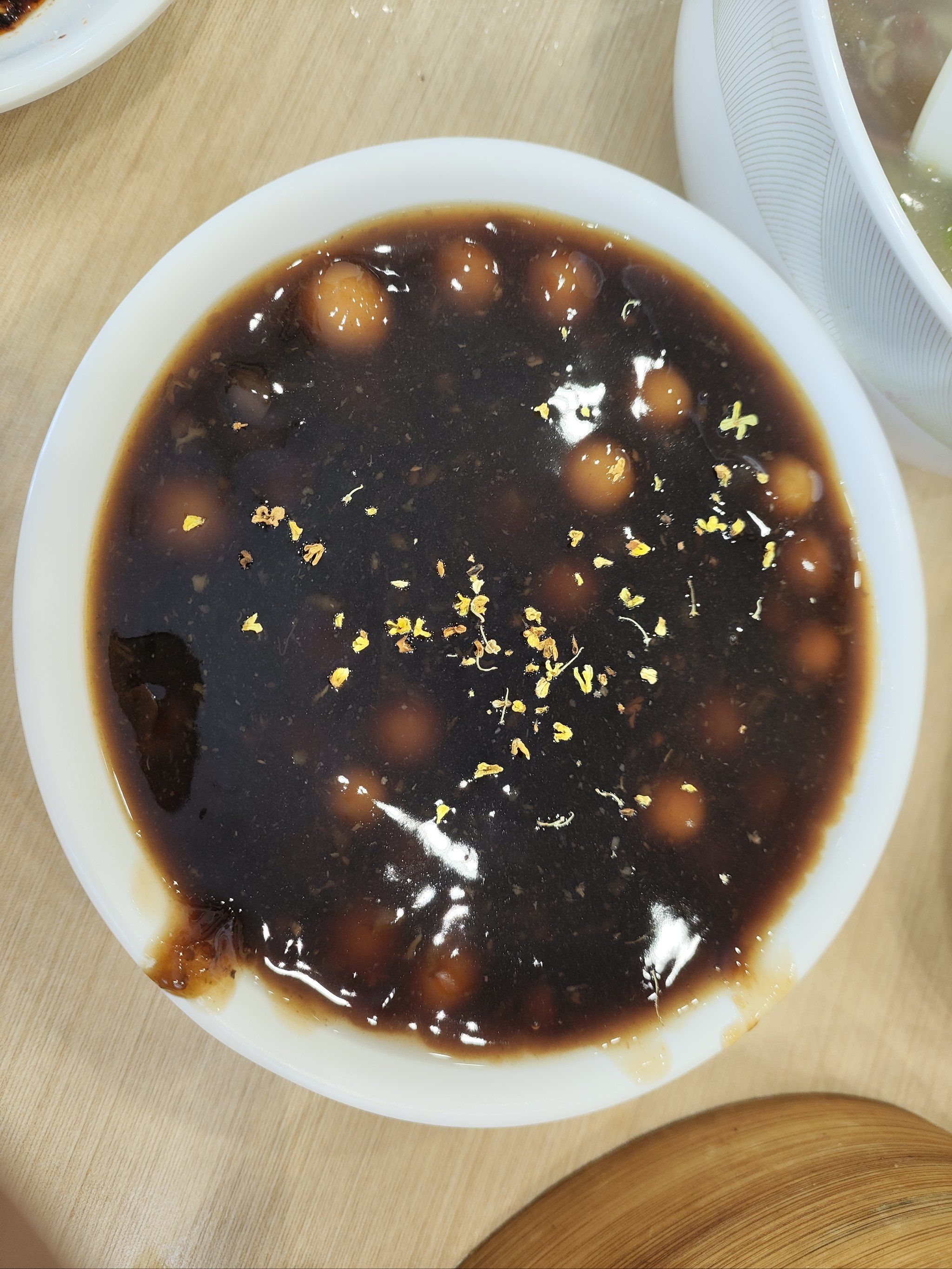 汤包很可口,桂花糖芋苗,小丸子很好吃