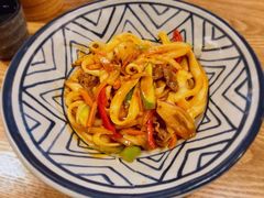 牛肉炒刀削面-隆门客栈·西北小吃手工面(丰盛町商业步行街店)