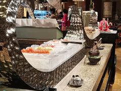 自助取餐区-怡咖啡海鲜自助餐厅(浦东香格里拉店)