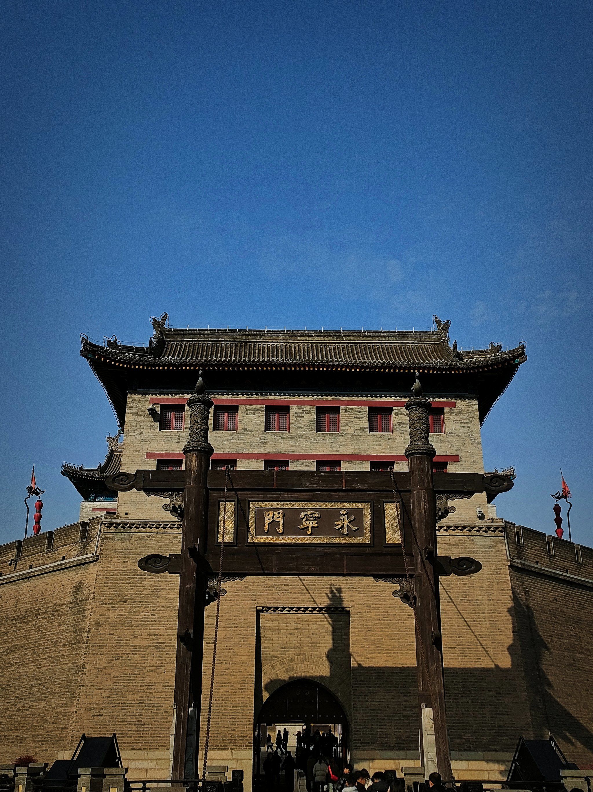 💫💫白天忙碌的城墙❗南边⭐永宁门