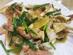 姜葱炒花蟹-七鲜渔港美食餐厅(巽寮湾海景店)
